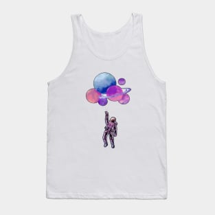 Astronaut Balloons Tank Top